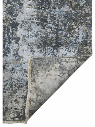 Zenith Area Rug, Gray and Blue, 9' x 12', Abstract