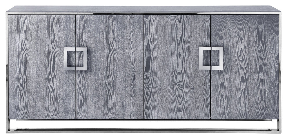 Ori Sideboard, 4 Doors, Ash Grey