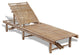 vidaXL Sun Lounger Bamboo