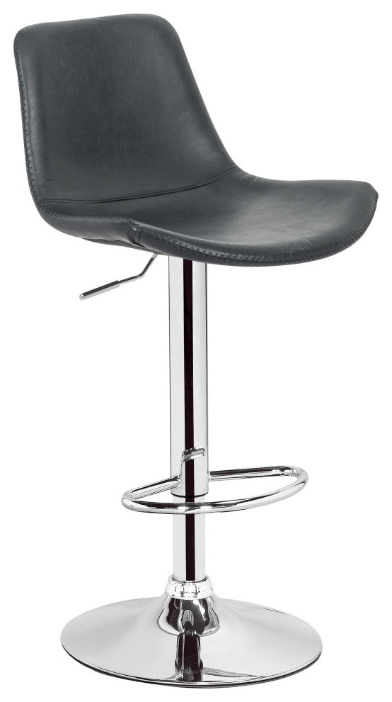 Boomer Adjustable Stool, Black
