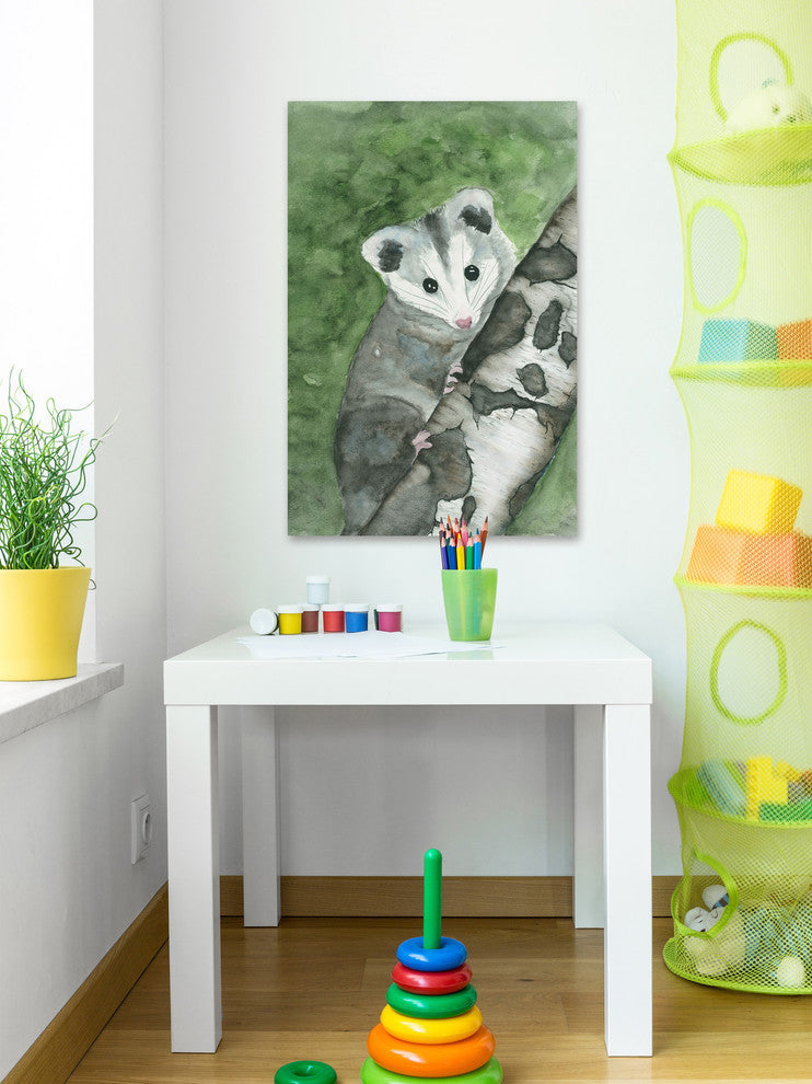 "Curiosity" Painting Print on Wrapped Canvas, 40"x60"