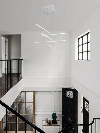 White Linear Multi-Light Pendant