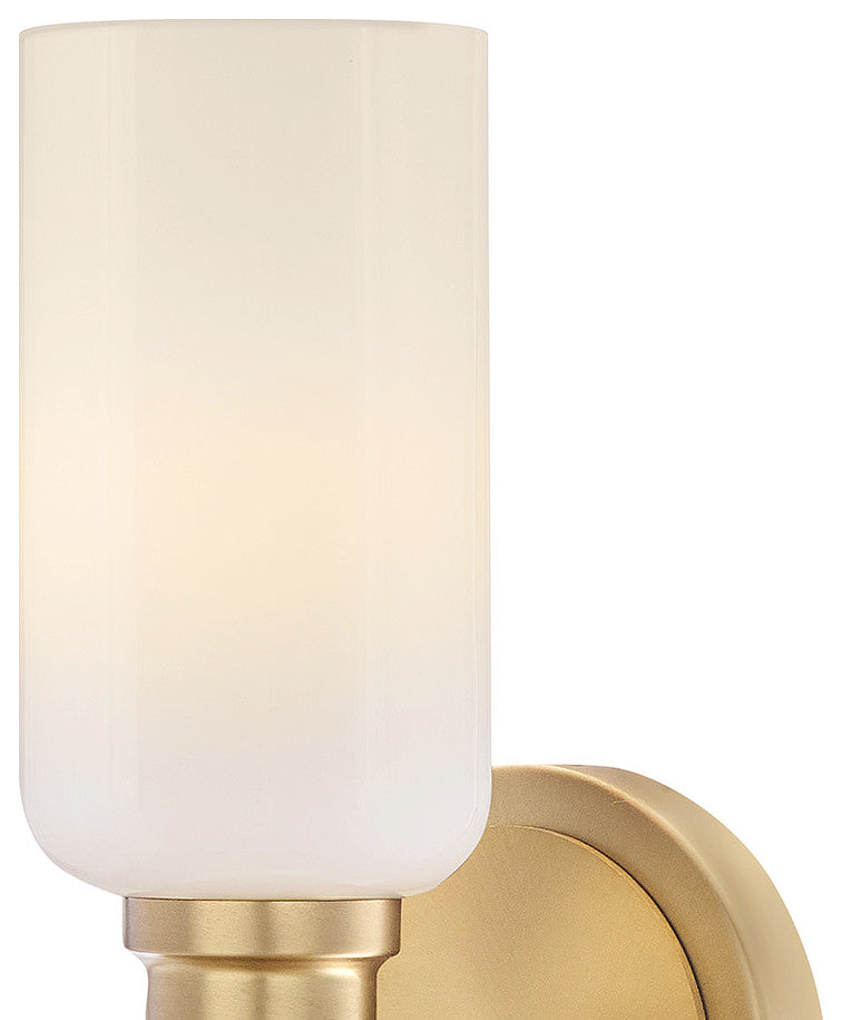 Lark Naomi Medium Two Light Sconce, Lacquered Brass
