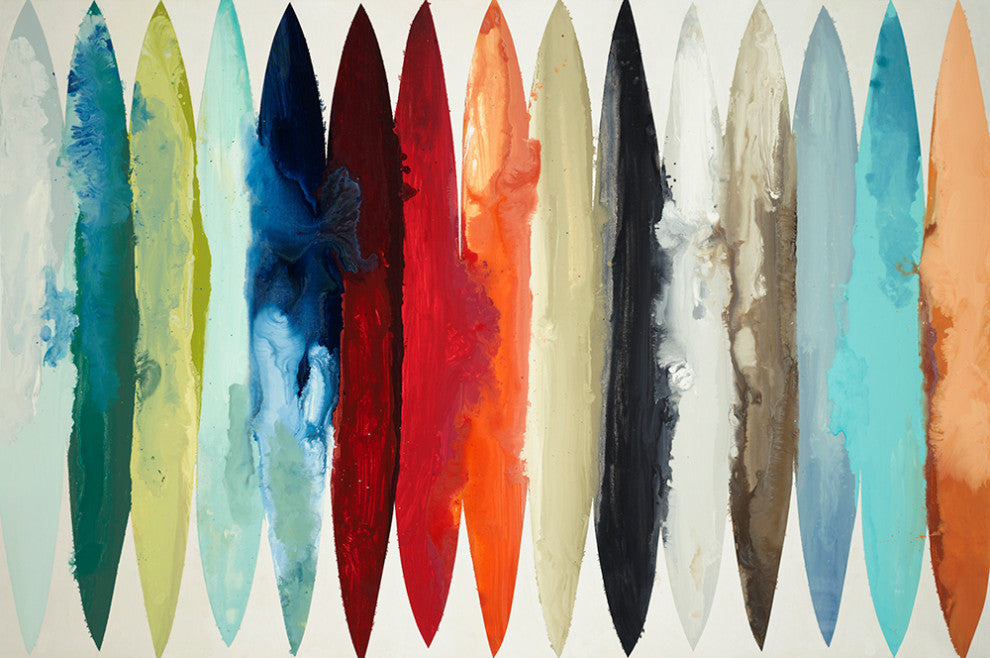 Even Flow - 84 x 54 by Randy Hibberd
