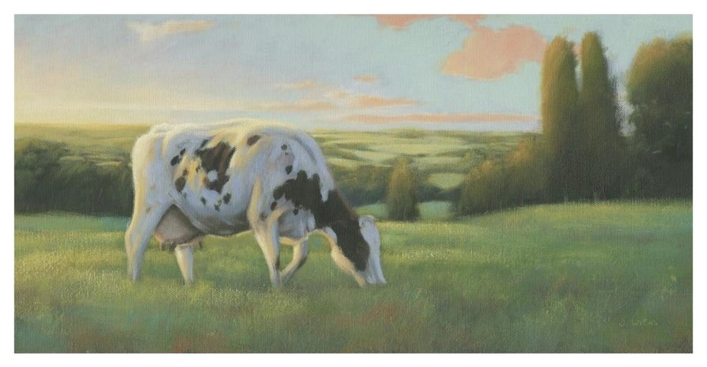 "Farm Life I" Digital Paper Print by James Wiens, 26"x14"