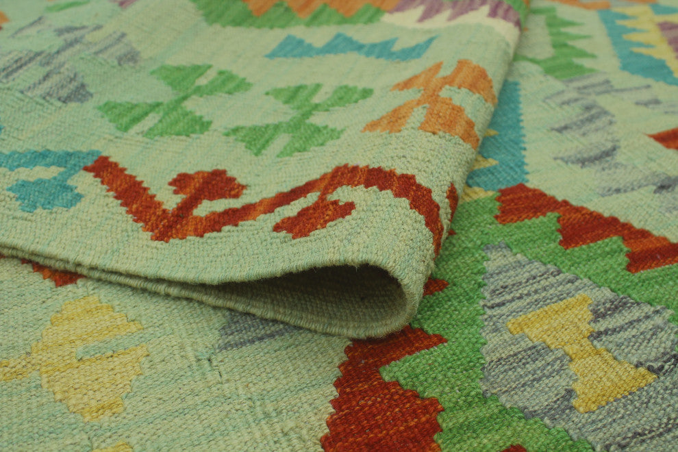 Sangat Kilim Daylin Lt. Green Rug