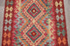 Turkish Flat-Woven Oriental Traditional Area Rug Kilim Southwestern, 4'1"X2'8"