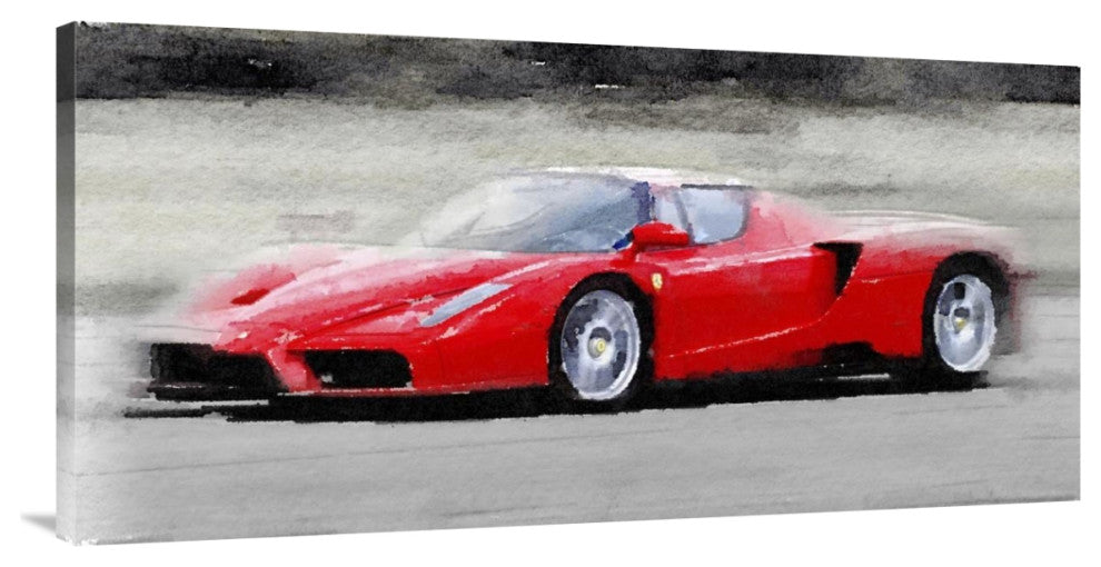 "2002 Ferrari Enzo Watercolor" Fine Art Print