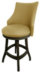 Swivel Wood Counter Bar Stool 26", Bellissima, Tan - Dark Shadow