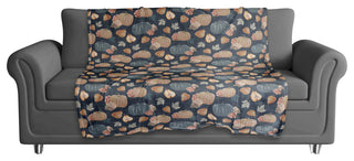 Sweet Harvest Pattern Blue 1 50"x60" Coral Fleece Blanket