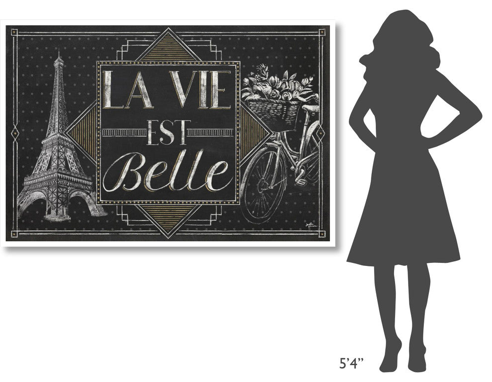 "Vive Paris II" Digital Paper Print by Janelle Penner, 62"x42"