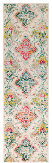 Surya Paramount PAR-1105 7'10"x11'2" Rug, Lime/Fuschia/Orange/Teal/Blue/Cream
