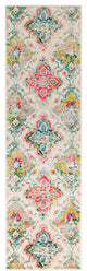 Surya Paramount PAR-1105 7'10"x11'2" Rug, Lime/Fuschia/Orange/Teal/Blue/Cream
