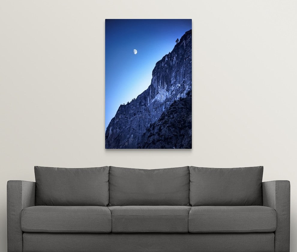 "Yosemite Moonrise" Wrapped Canvas Art Print, 32"x48"x1.5"