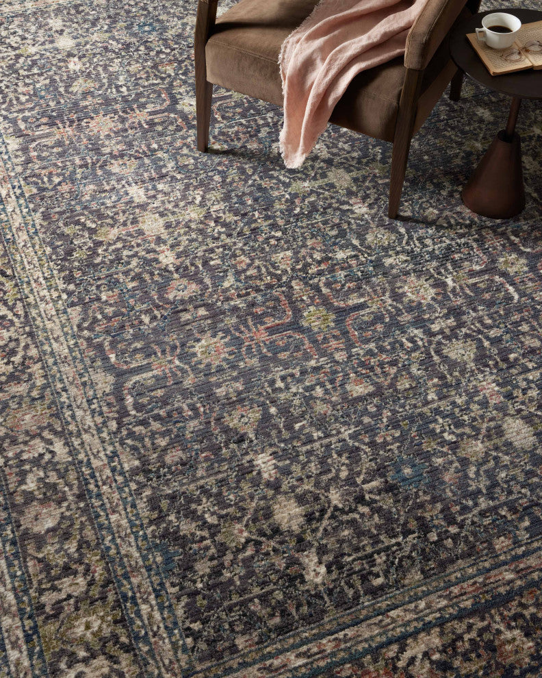Jean Stoffer x Loloi Bradbury Midnight/ Multi 2'-6" x 10'-0" Runner Rug