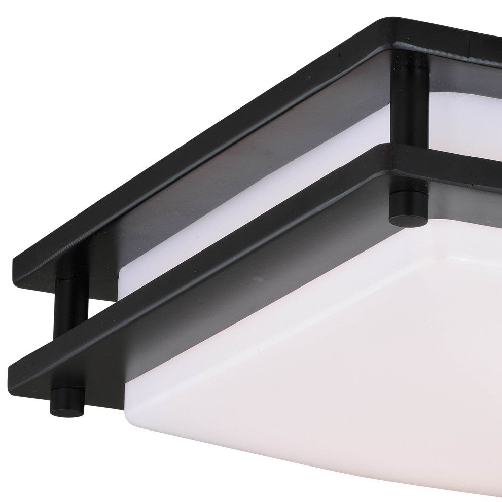 Horizon 12" LED Flush Mount, Oil Burnished Bronze