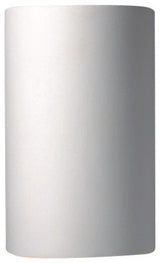 Ambiance Small Cylinder, Closed Top Wall Sconce, Bisque, Dedicated LED
