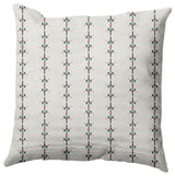 Jodhpur Stripe Decorative Throw Pillow, Gray, 18"x18"