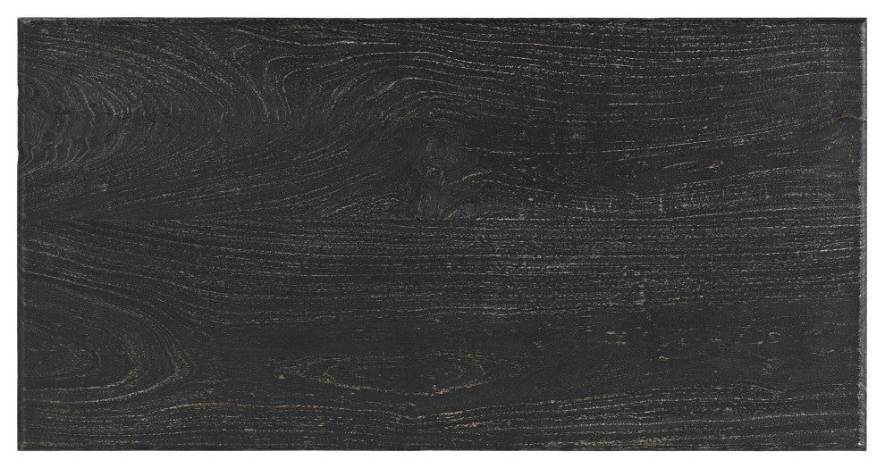 Wiley Carved Coffee Table, Black