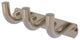 Remi 3 Position Multi Hook, Antique Pewter