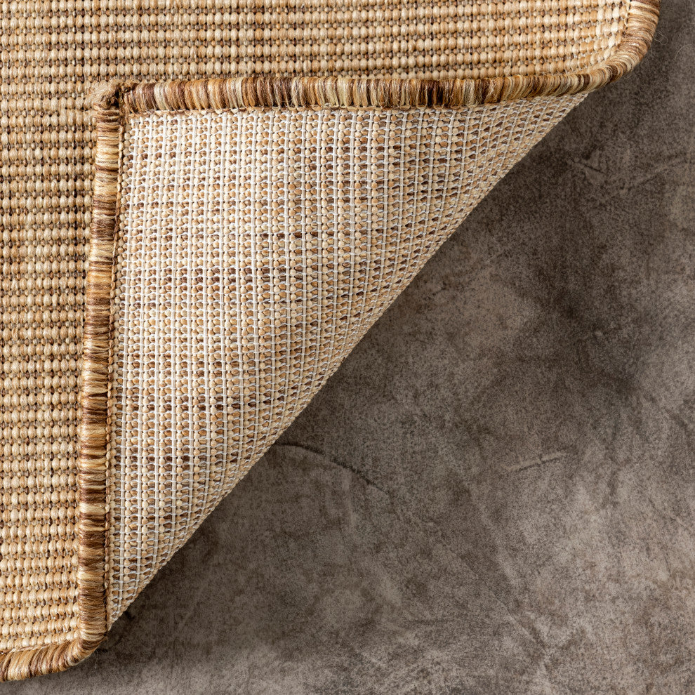 Nuloom Nakia Transitional Indoor/Outdoor Area Rug, Brown 8'x10'