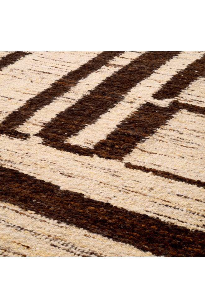 Brown Weave Wool Carpet, Eichholtz Carinthia