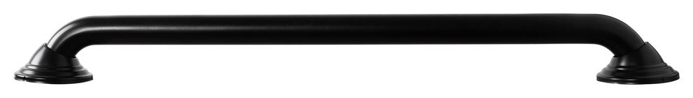 Utopia Alley Decorative Shower Safety Grab Bar, 24", Black