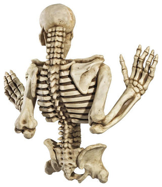 Design Toscano Ascending Evil Climbing Skeleton Frieze