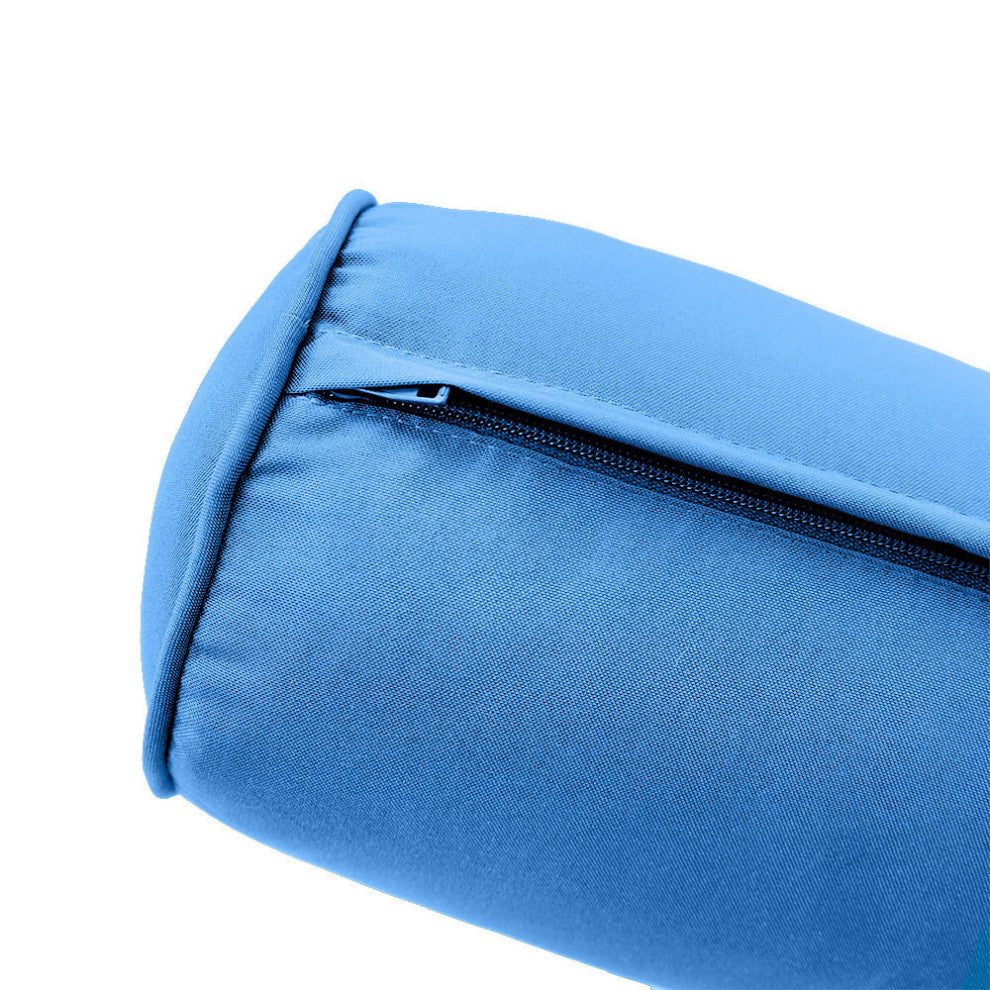 Style5 Twin-XL Pipe Trim Outdoor Mattress Bolster Slip Cover COMPLETE SET AD102