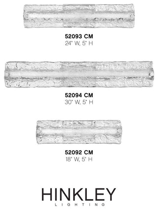 Hinkley Lucent Medium Led Vanity, Chrome