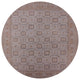 Ahgly Company Indoor Round Mid-Century Modern Area Rugs, 4' Round