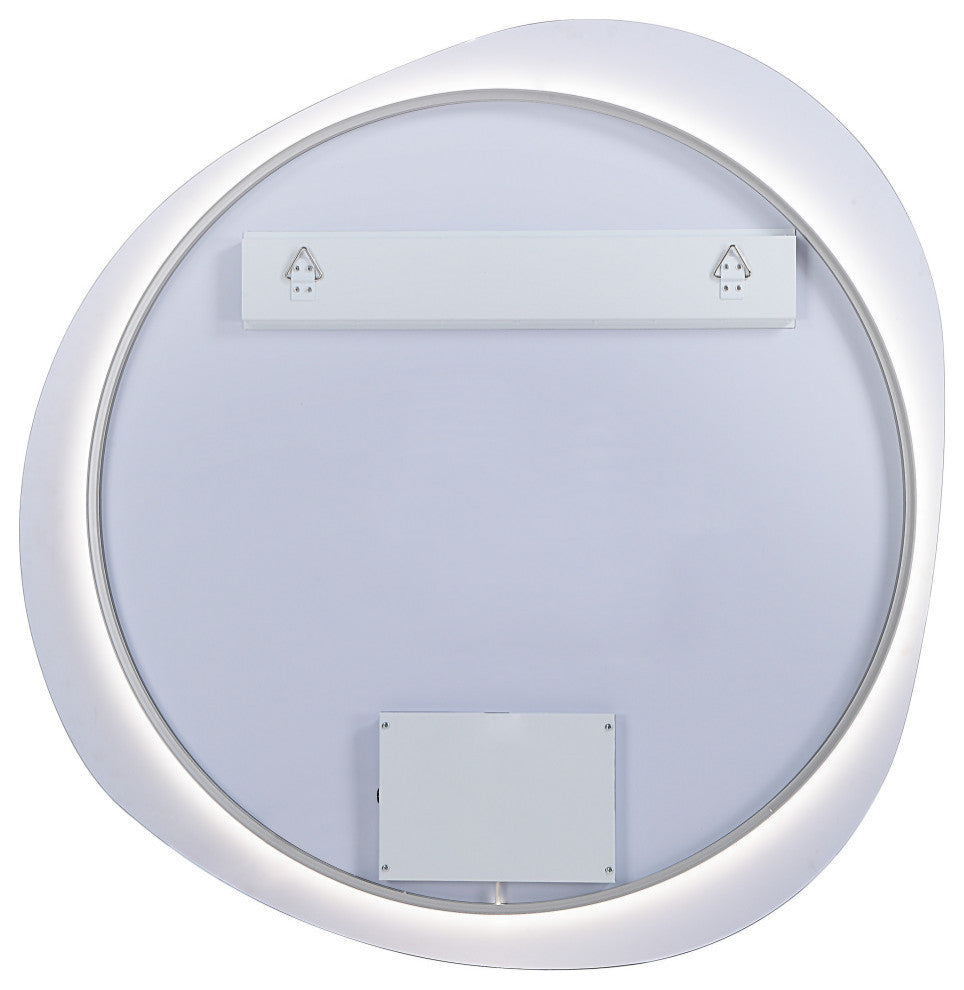 Terni 45" Tall Irregular LED Mirror, Clear