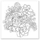 "Succulent Sketch" Canvas Wall Art, 16"x16"