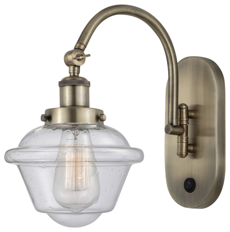 Innovations 918-1W-AB-G534-LED 1-Light Sconce, Antique Brass