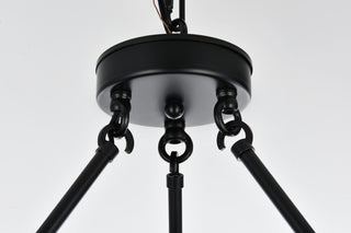 Home Living 48" Chandelier, Black