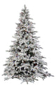 Vickerman Flocked Utica Fir Tree, 10', Multicolor Led Lights