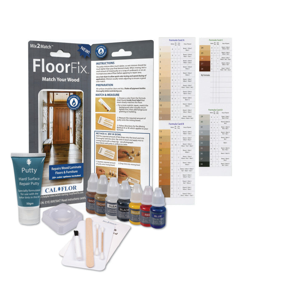 CalFlor Mix2Match FloorFix Wood and Laminate Floor Repair Kit