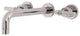 KS8026ML Two-Handle Wall Mount Tub Faucet, Polished Nickel