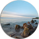 Cape Breton Beach Nova Scotia Canada, Seascape Disc Metal Wall Art, 36"