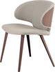 Newport Dining Chair in Oxford Tan Fabric and Walnut