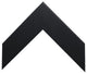 Meade Framed Wall Mirror, Black, 36"x24"