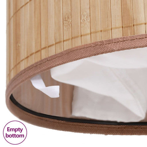 vidaXL Laundry Basket Laundry Hamper with Lid Dirty Clothes Basket Oval Natural