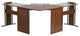 Wood And Glass Corner Desk, Fleur, Small