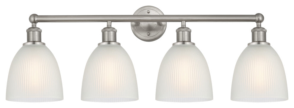 Innovations 616-4W-SN-G381 4 Light Bath Vanity Light, Brushed Satin Nickel