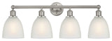 Innovations 616-4W-SN-G381 4 Light Bath Vanity Light, Brushed Satin Nickel