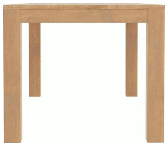 Alpine Furniture Aiden Wood Fixed Top Dining Table in Weathered Natural (Brown)