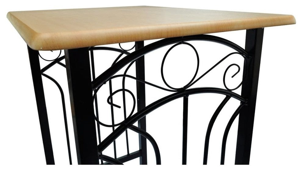 vidaXL Dining Set Table and Stool Kitchen Dining Bar Stool Dinner Table MDF