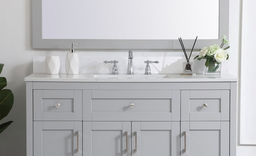 48" Backsplash, Calacatta White