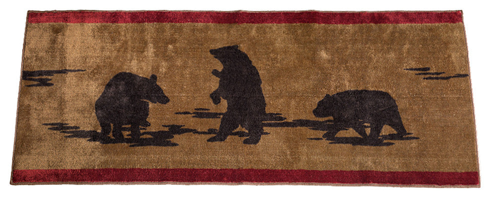 Bear Print Rug