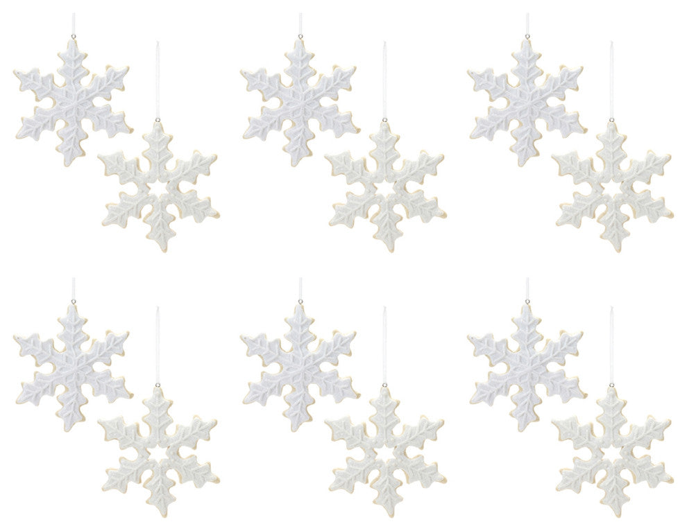 Snowflake Cookie Ornament, 12-Piece Set